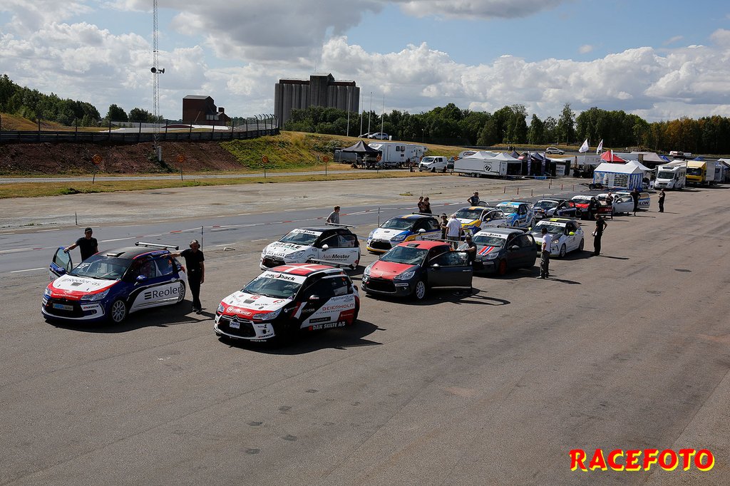 Kinnekulle er for første gang vært for et løb i DS3 Cup. Den svenske bane er lige over to kilometer lang
(Foto: Bengt-Åce Gustavsson)